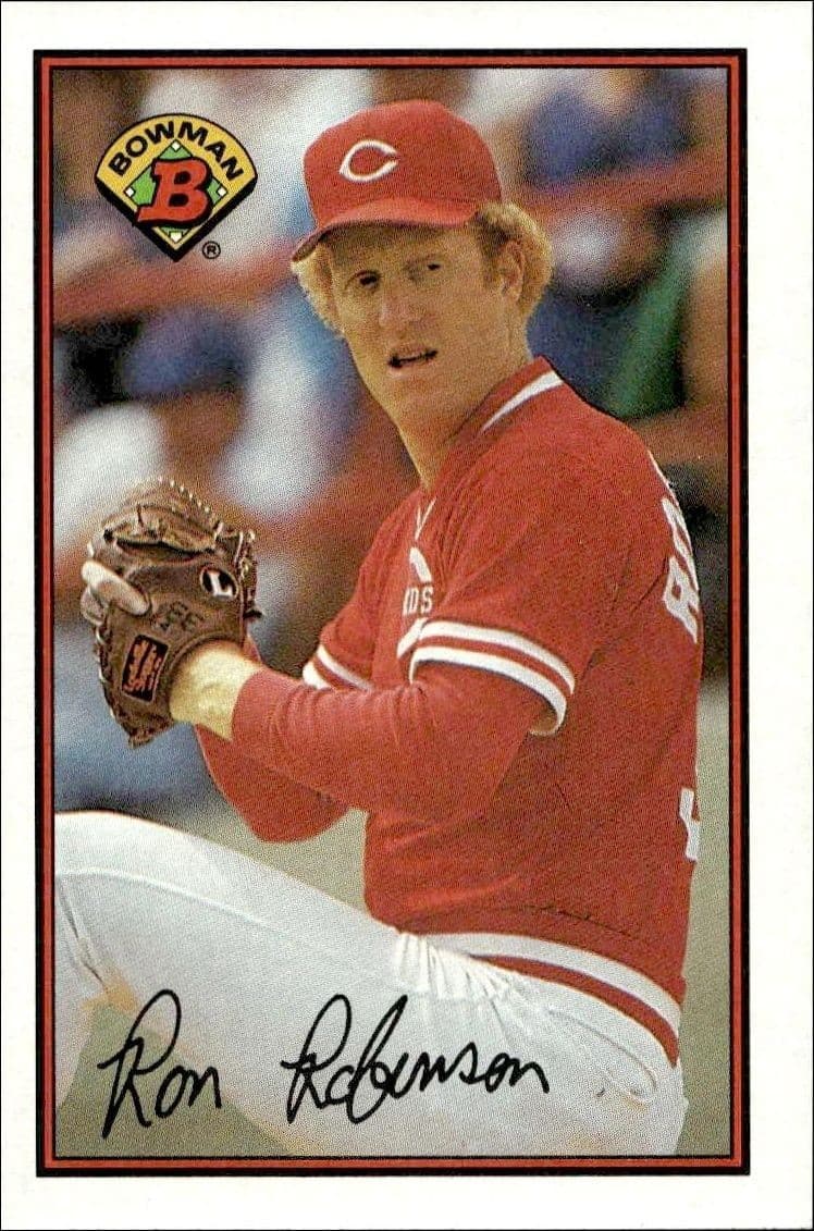 1989 Bowman Ron Robinson #303 trading card