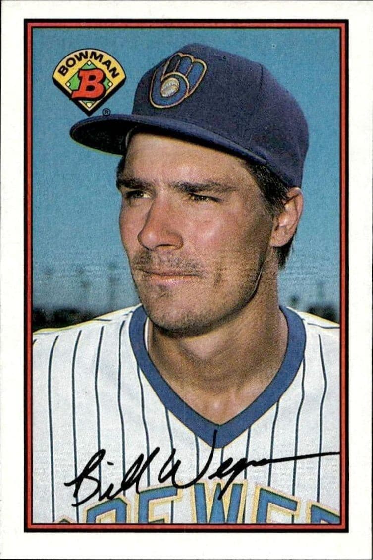 1989 Bowman Bill Wegman #135 baseball trading card front