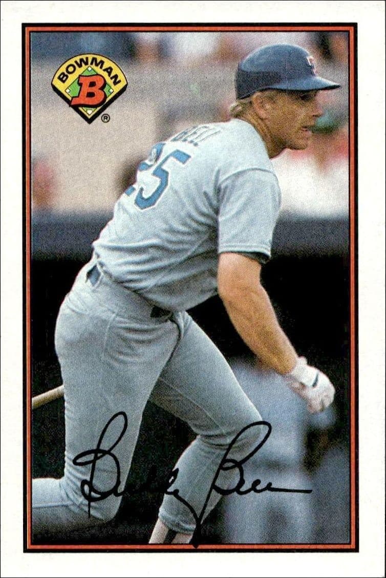 1989 Bowman Buddy Bell #229 baseball trading card front