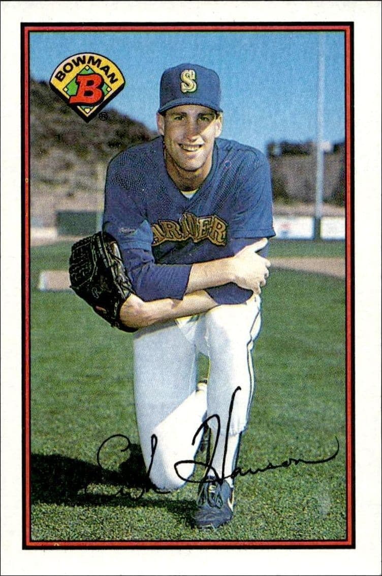 1989 Bowman Erik Hanson #206 trading card