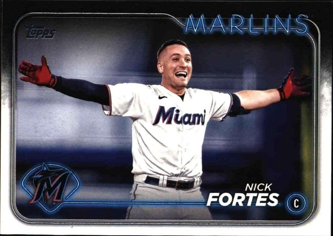 2024 Topps Nick Fortes #81 baseball trading card front
