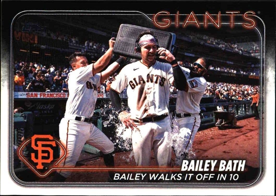 2024 Topps Series 2 Bailey Bath #358 baseball trading card front