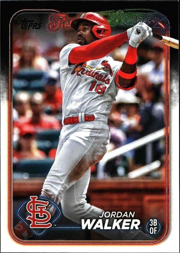 2024 Topps Series 2 Jordan Walker #642 baseball trading card front