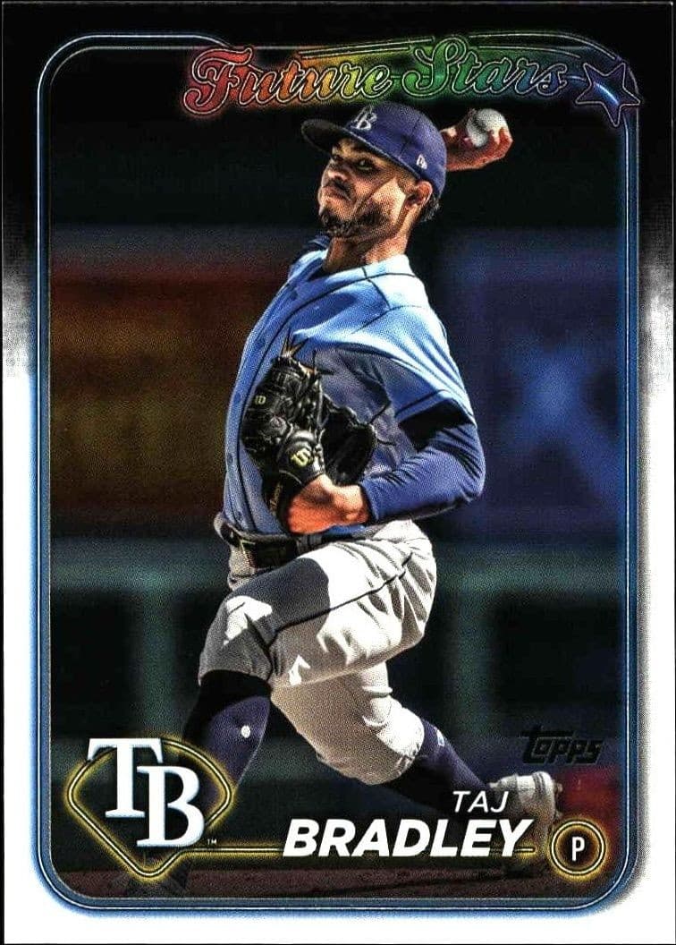 2024 Topps Series 2 Taj Bradley #589 baseball trading card front
