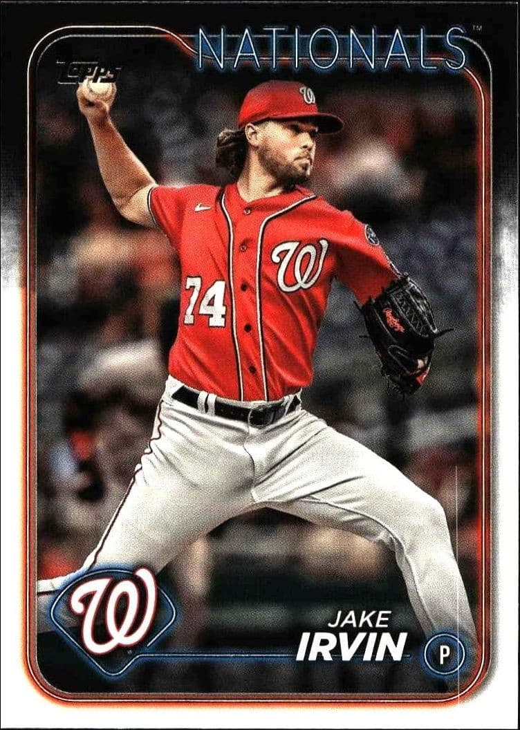 2024 Topps Series 2 Jake Irvin #621 baseball trading card front