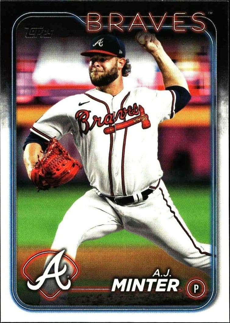 2024 Topps Series 2 A.J. Minter #539 trading card