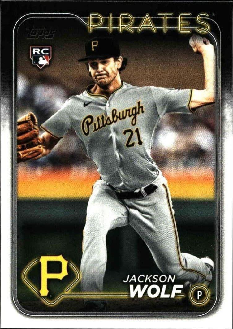 2024 Topps Series 2 Jackson Wolf #523 baseball trading card front
