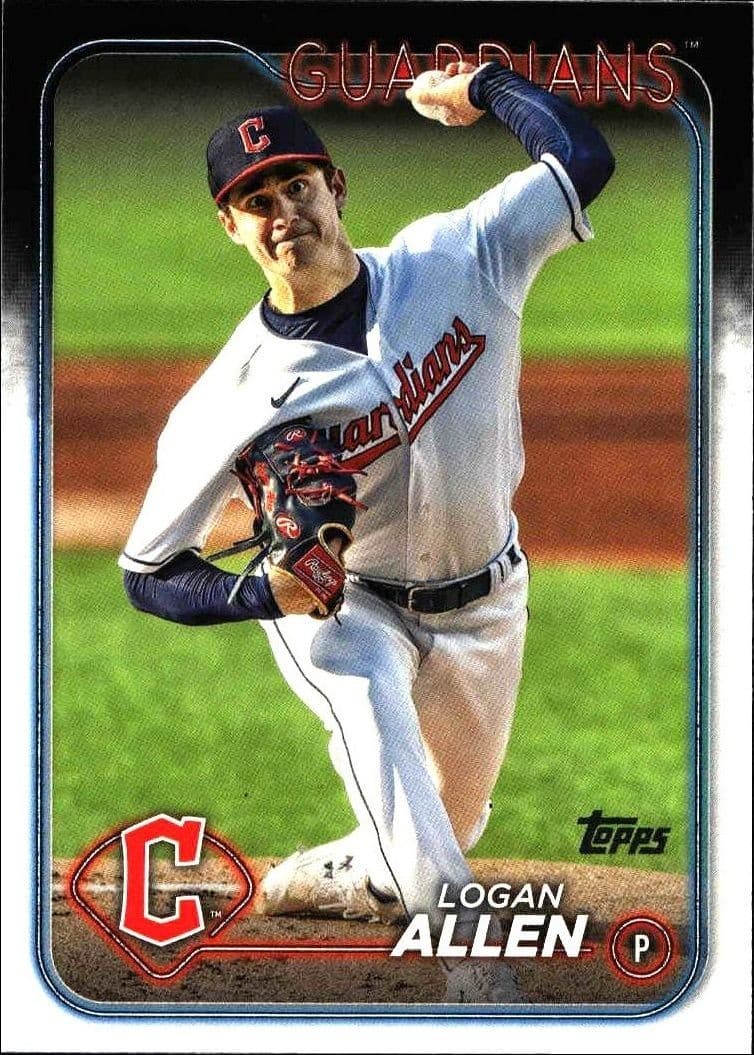 2024 Topps Logan Allen #339 baseball trading card front
