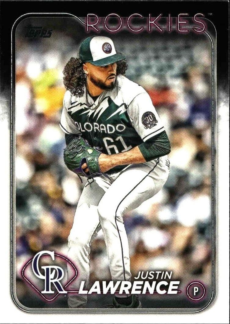 2024 Topps Justin Lawrence #259 baseball trading card front
