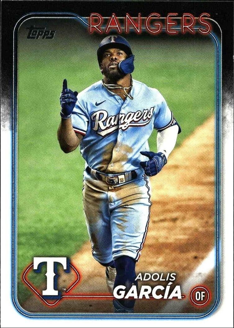 2024 Topps Adolis García #134 baseball trading card front