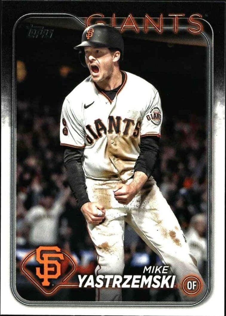 2024 Topps Mike Yastrzemski #124 baseball trading card front