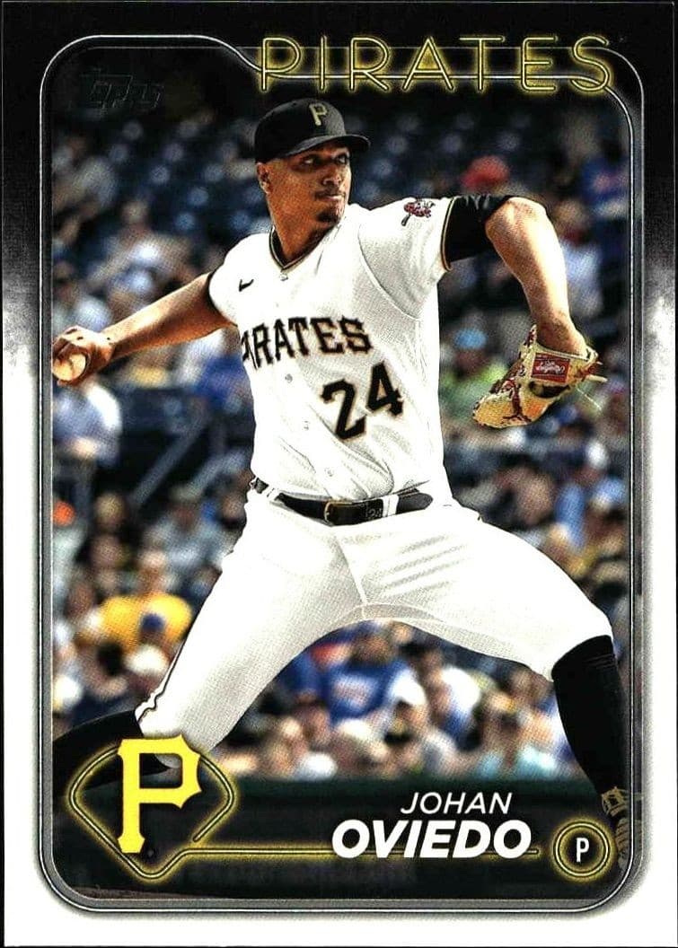 2024 Topps Johan Oviedo #65 baseball trading card front
