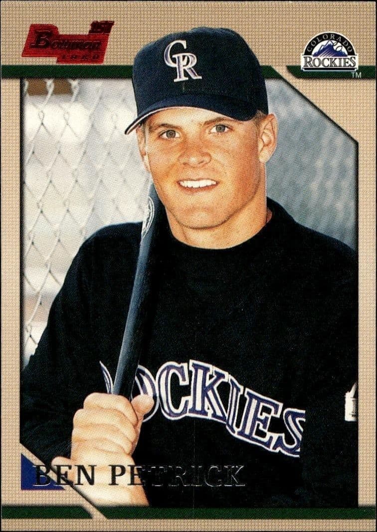 1996 Bowman Ben Petrick #252 trading card
