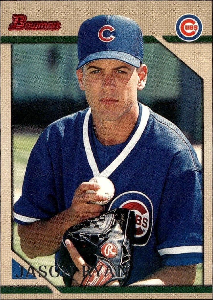1996 Bowman Jason Ryan #256 baseball trading card front