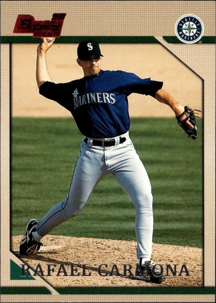 1996 Bowman Rafael Carmona #258 baseball trading card front