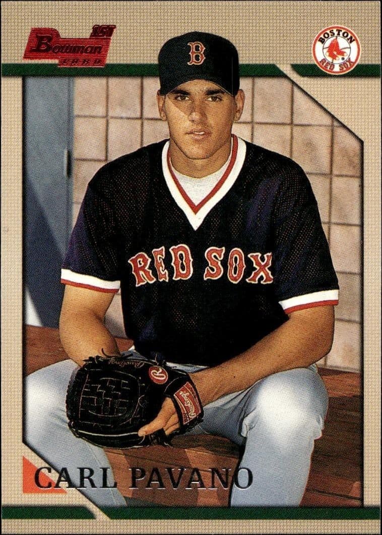 1996 Bowman Carl Pavano #259 baseball trading card front