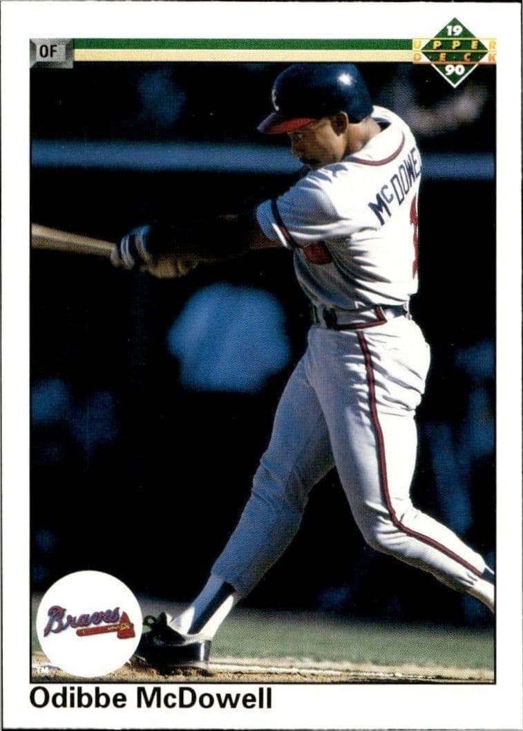 1990 Upper-Deck Low Number Oddibe McDowell #145 trading card