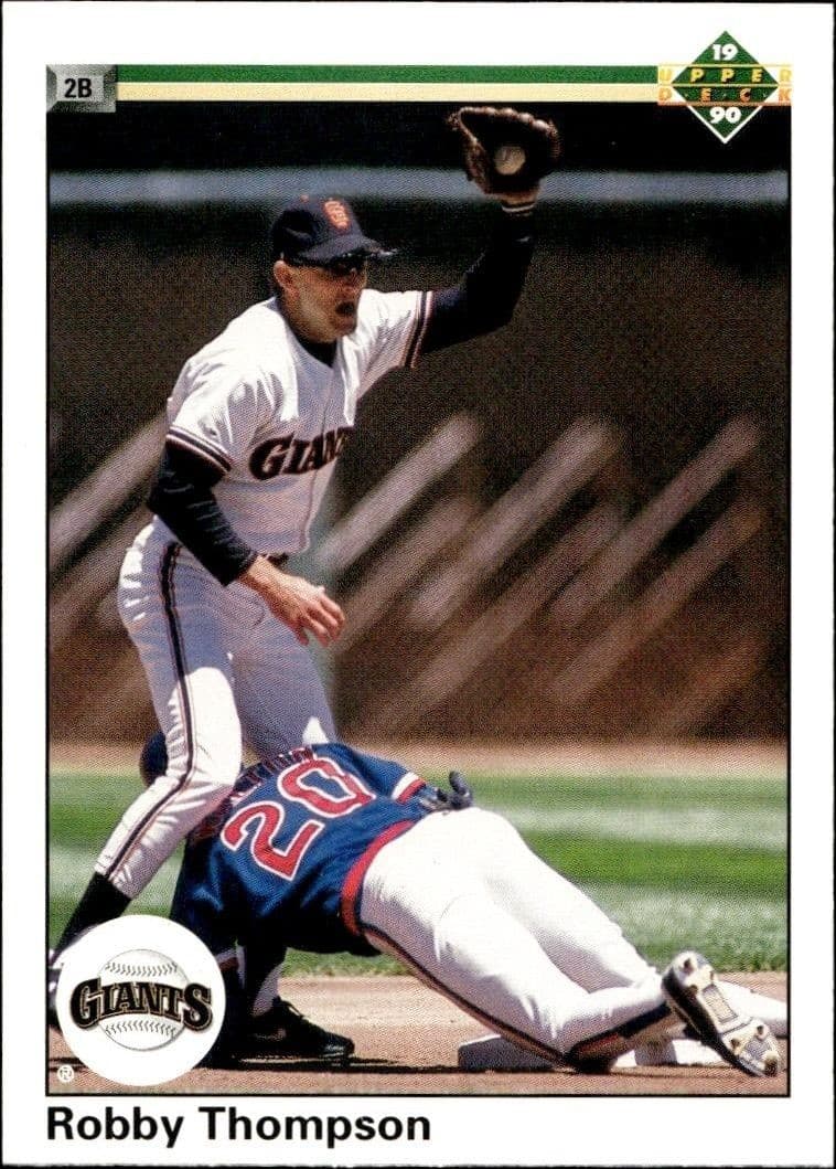 1990 Upper-Deck Low Number Robby Thompson #169 trading card