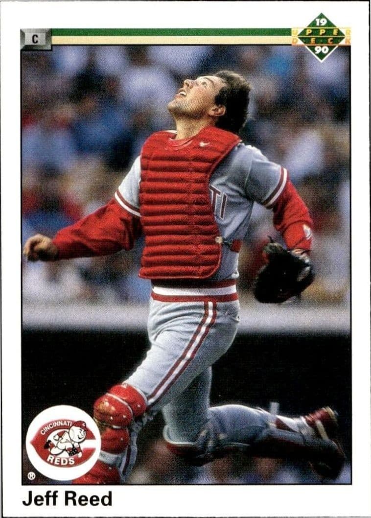 1990 Upper-Deck Low Number Jeff Reed #165 trading card