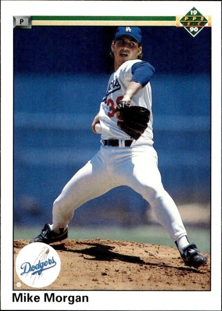 1990 Upper-Deck Low Number Mike Morgan #317 trading card