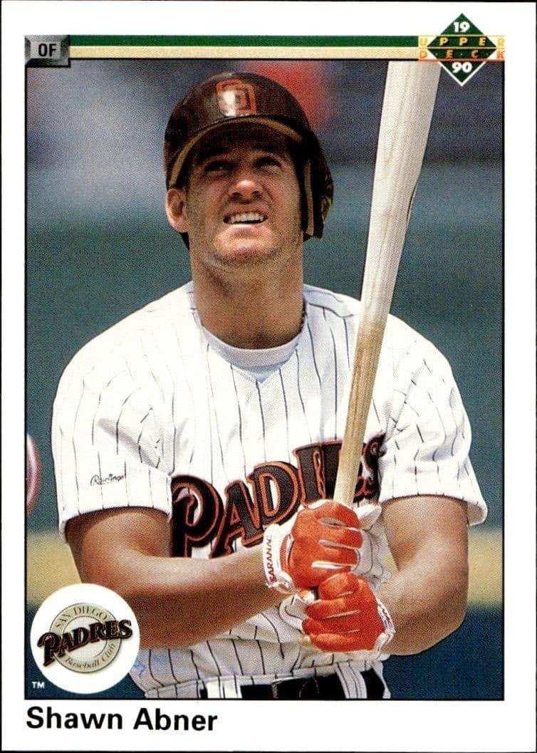 1990 Upper-Deck Low Number Shawn Abner #301 trading card