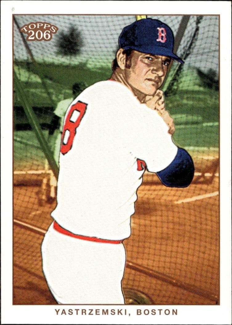 2002 Topps 206 Carl Yastrzemski #170 baseball trading card front