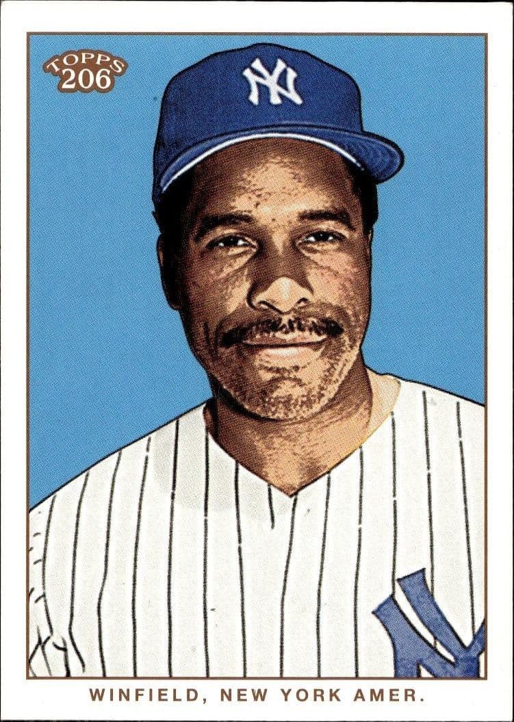 2002 Topps 206 Dave Winfield #169 baseball trading card front