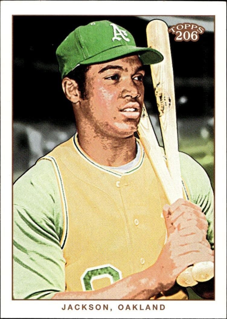 2002 Topps 206 Reggie Jackson #162 baseball trading card front