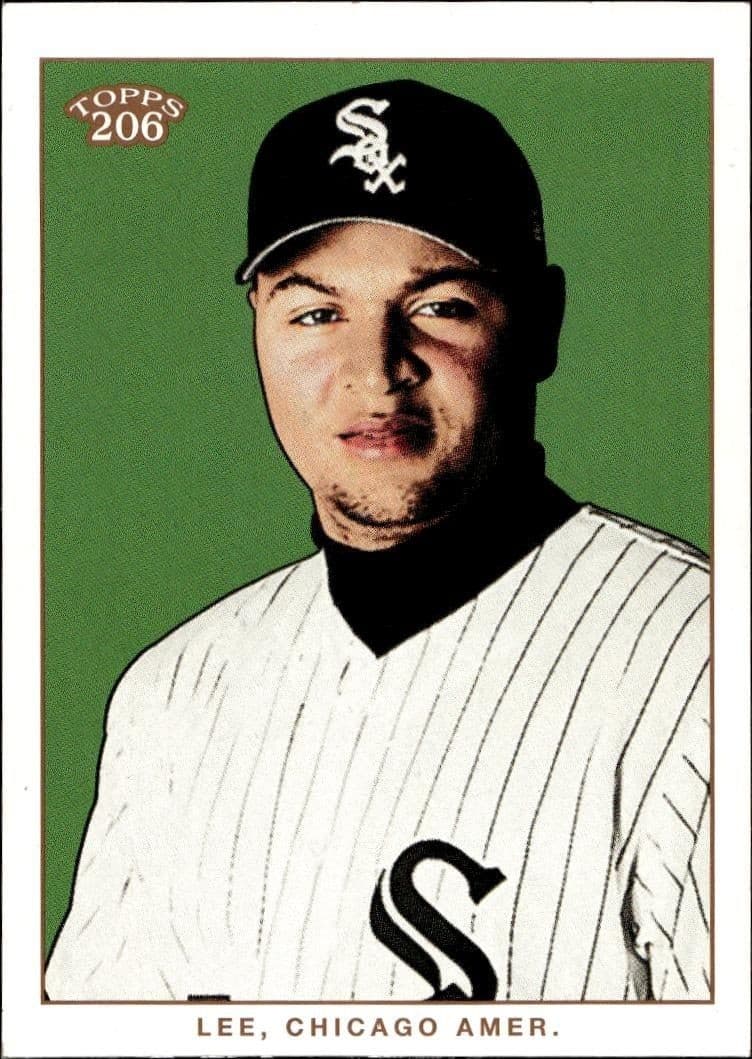 2002 Topps 206 Carlos Lee #36 baseball trading card front