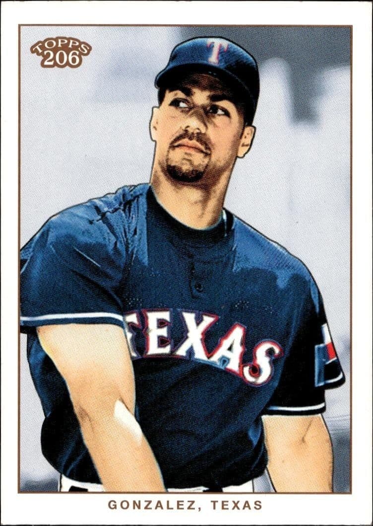 2002 Topps 206 Juan Gonzalez #5 baseball trading card front