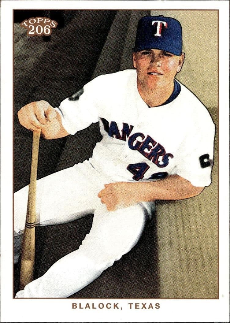 2002 Topps 206 Hank Blalock #261 baseball trading card front