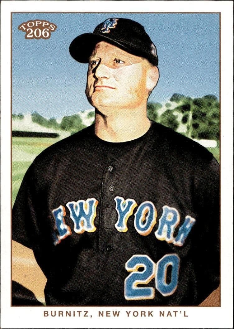 2002 Topps 206 Jeromy Burnitz #260 baseball trading card front