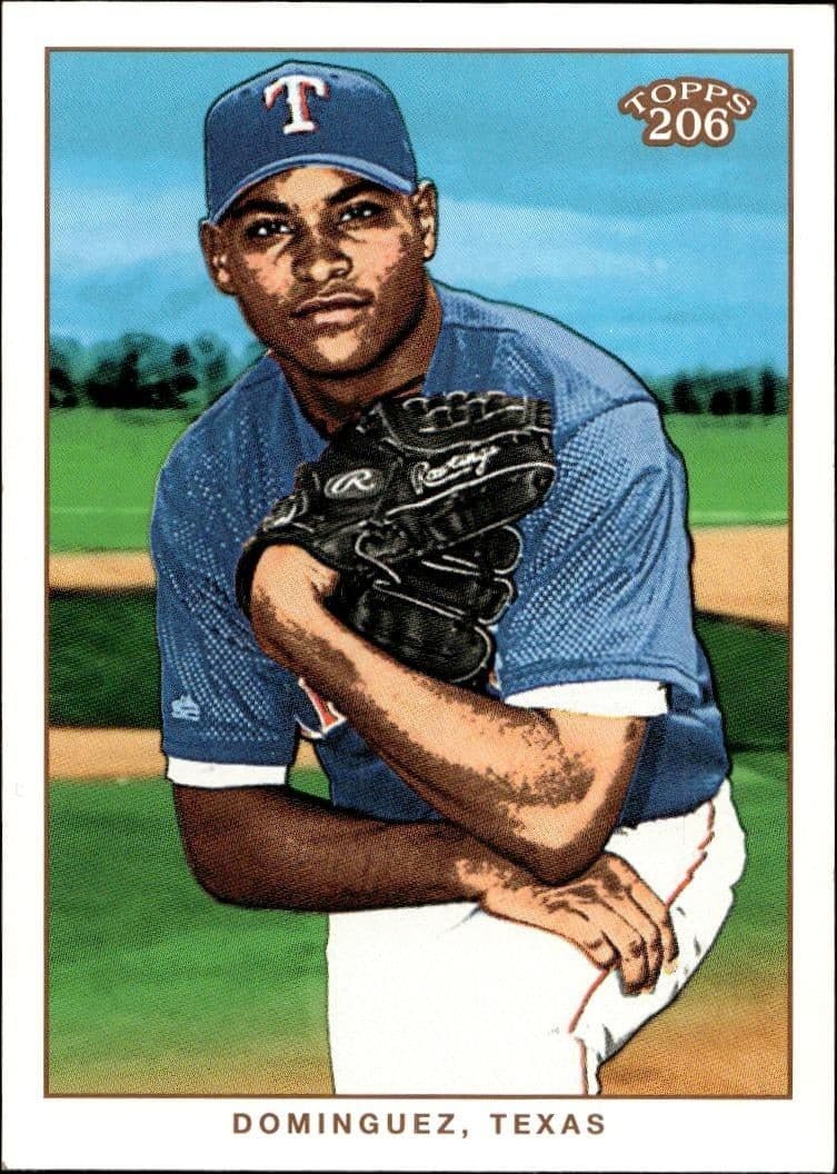 2002 Topps 206 Juan Dominguez #152 baseball trading card front