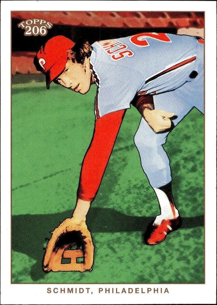 2002 Topps T206 Mike Schmidt #288 trading card