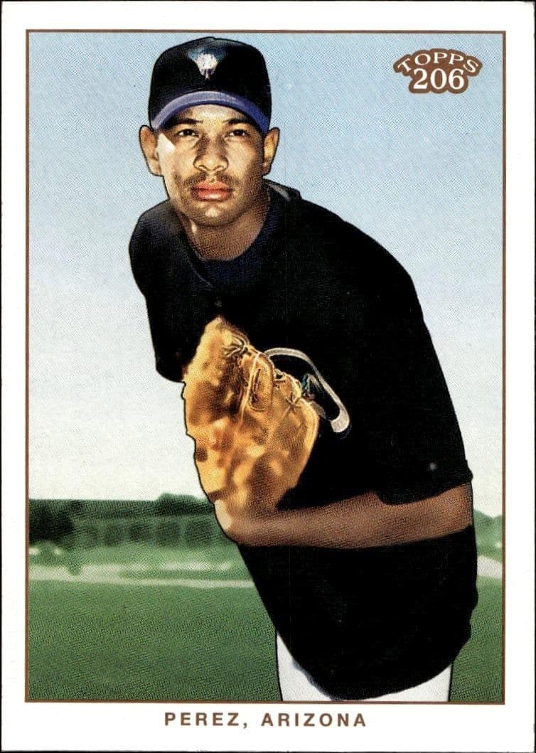 2002 Topps 206 Beltran Perez #281 baseball trading card front