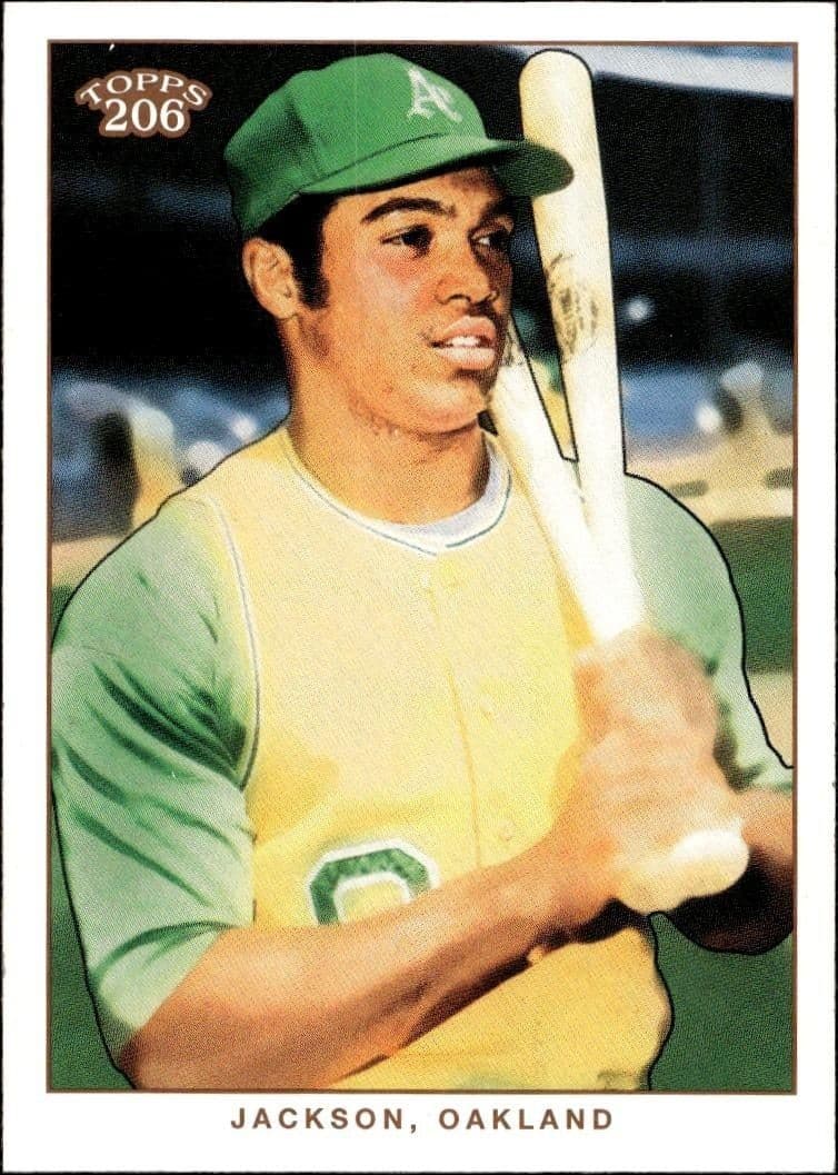 2002 Topps 206 Reggie Jackson #292 baseball trading card front
