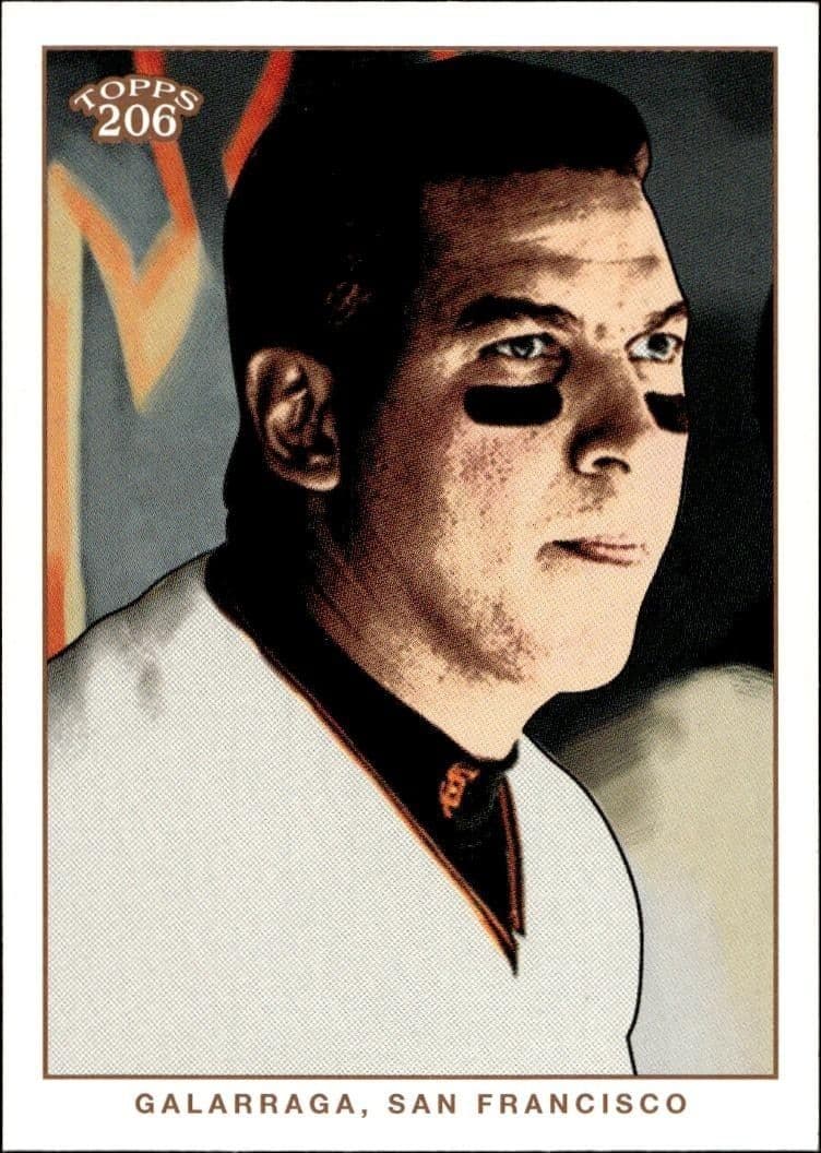 2002 Topps T206 Andres Galarraga #54 trading card
