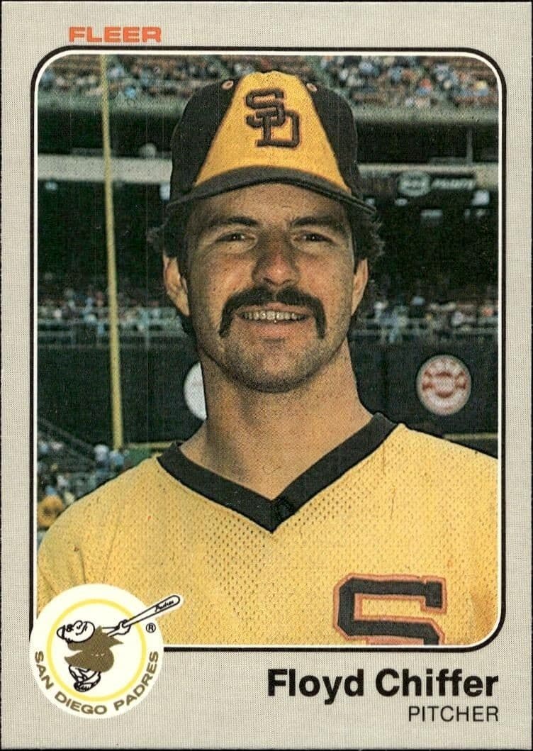 1983 Fleer Floyd Chiffer #354 baseball trading card front