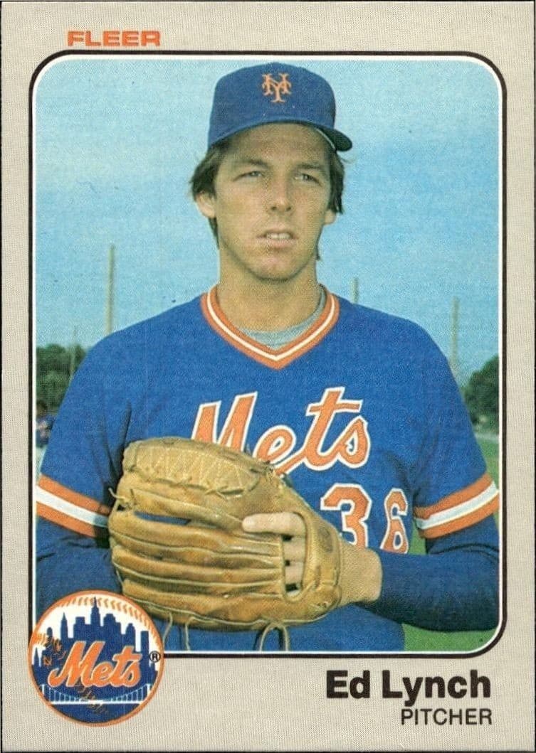 1983 Fleer Ed Lynch #549 baseball trading card front