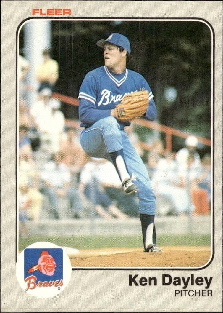 1983 Fleer Ken Dayley #135 trading card
