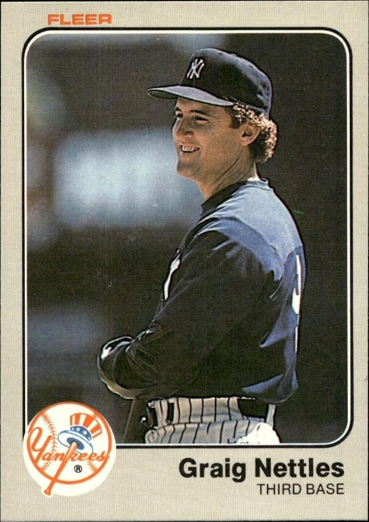 1983 Fleer Graig Nettles #391 baseball trading card front