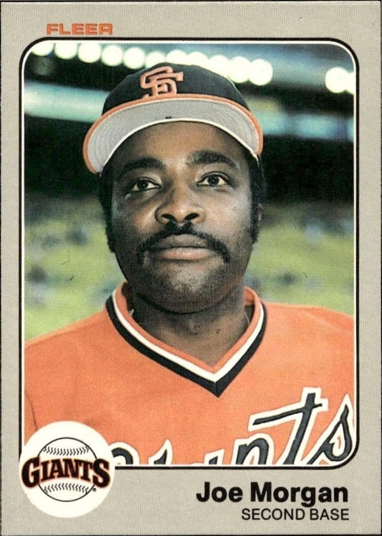 1983 Fleer Joe Morgan #270 baseball trading card front