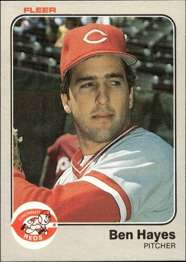 1983 Fleer Ben Hayes #591 baseball trading card front