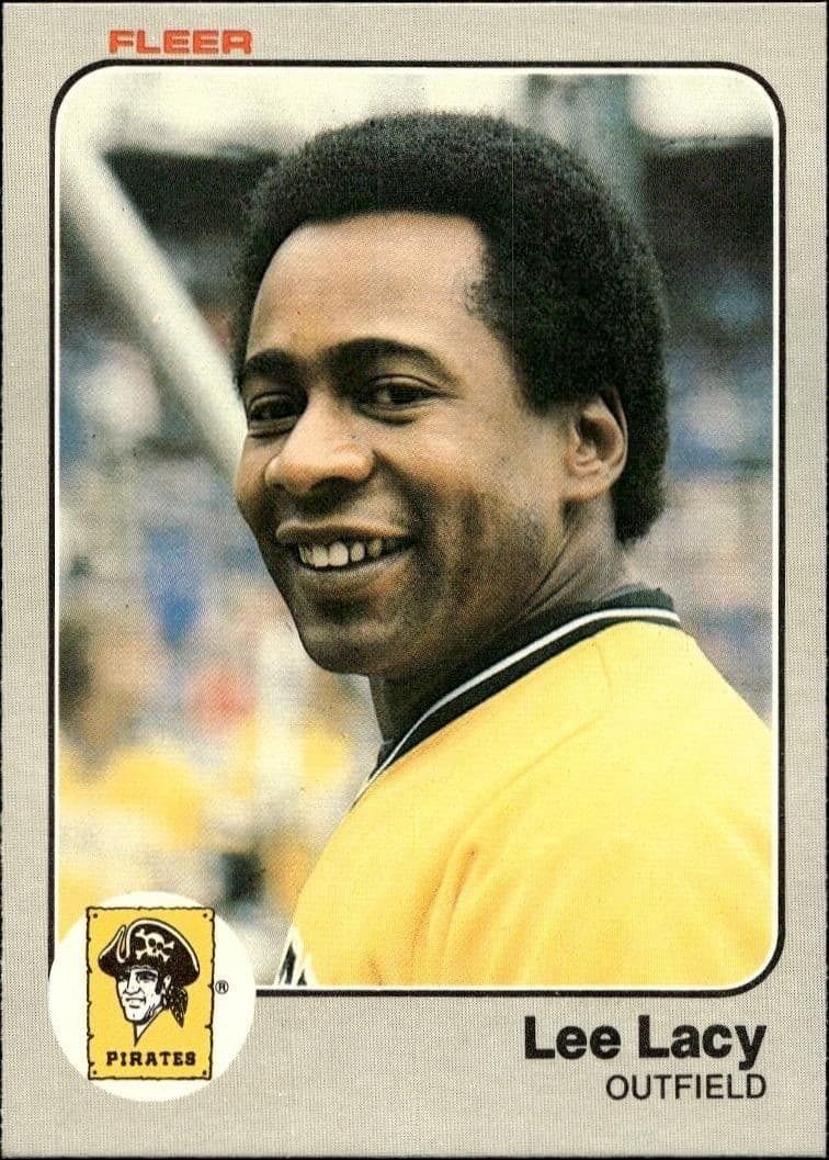 1983 Fleer Lee Lacy #308 baseball trading card front