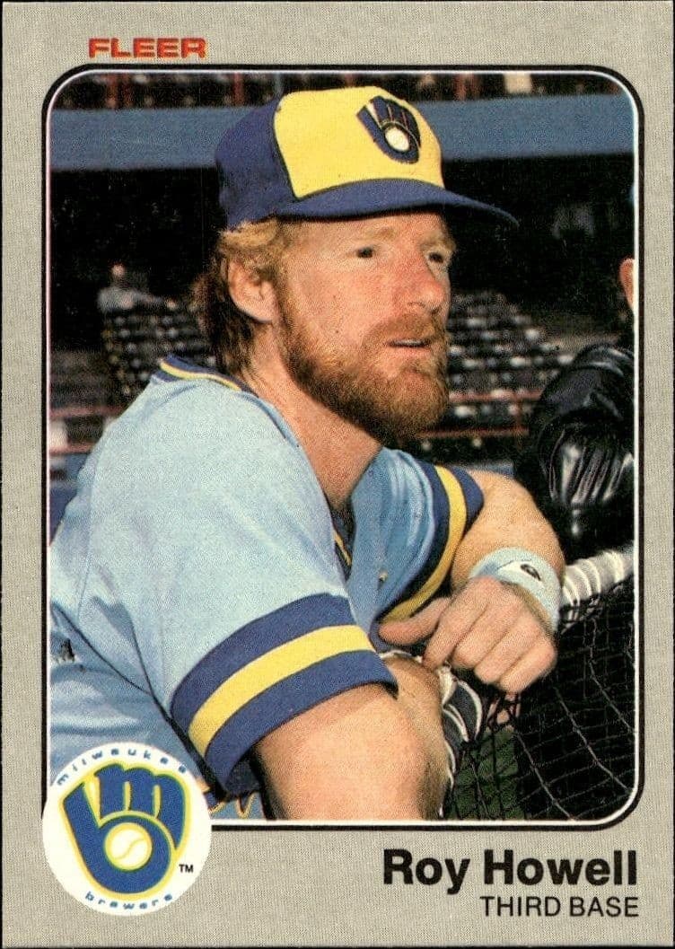 1983 Fleer Roy Howell #36 baseball trading card front
