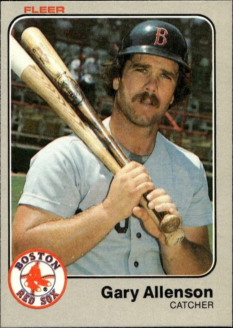 1983 Fleer Gary Allenson #177 baseball trading card front