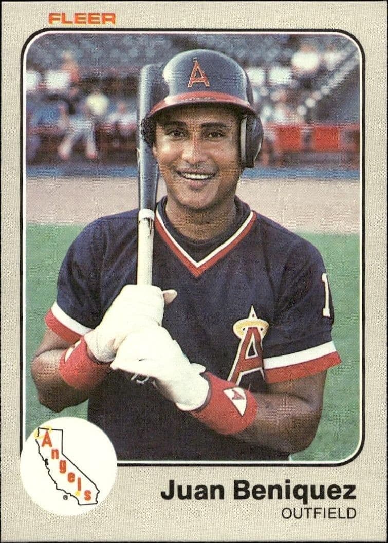 1983 Fleer Juan Beniquez #78 trading card