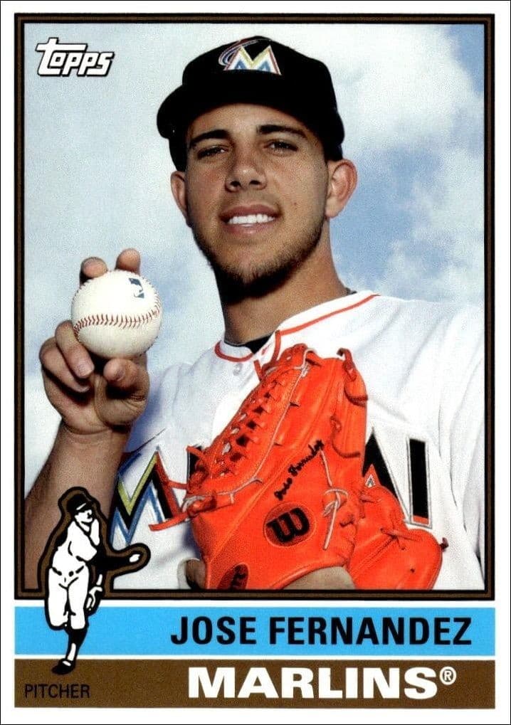 2015 Topps Archives Jose Fernandez #117 trading card