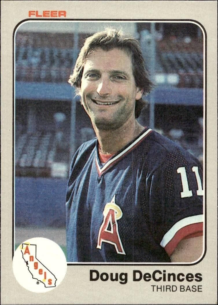 1983 Fleer Doug DeCinces #85 trading card