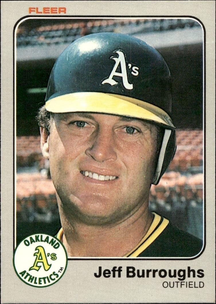 1983 Fleer Jeff Burroughs #515 trading card